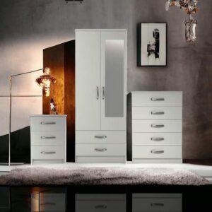 2 Door Wardrobe Set